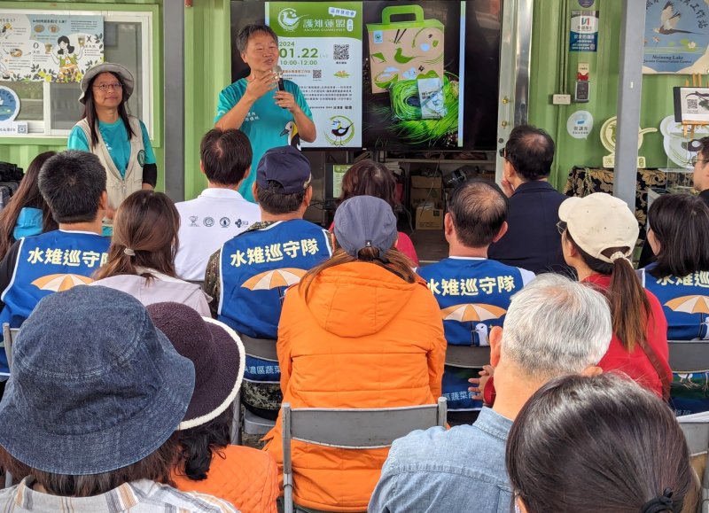 高市客委會以「保育陸域生態水雉復育」專案，榮獲 2025天下城市治理卓越獎－環境保護組優選。（黃山高攝）