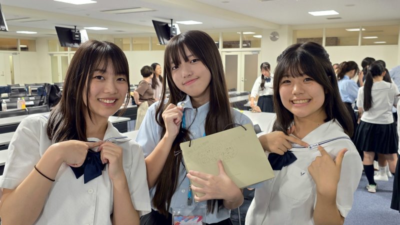 左營高中跨海首訪明治高校展，國際教育再添新頁。（左營高中提供）