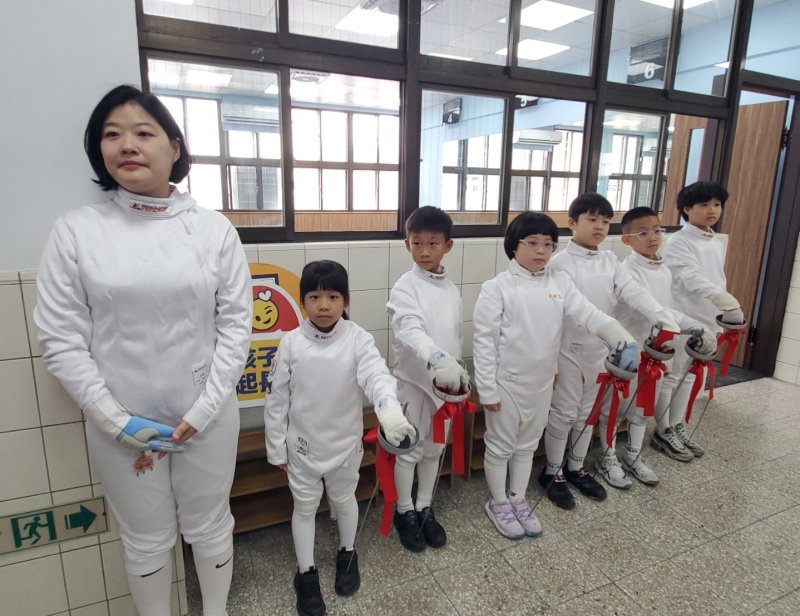 大榮擊劍訓練中心成立，　對南台灣擊劍發展具指標性意義。（漾新聞記者陳雯萍攝）