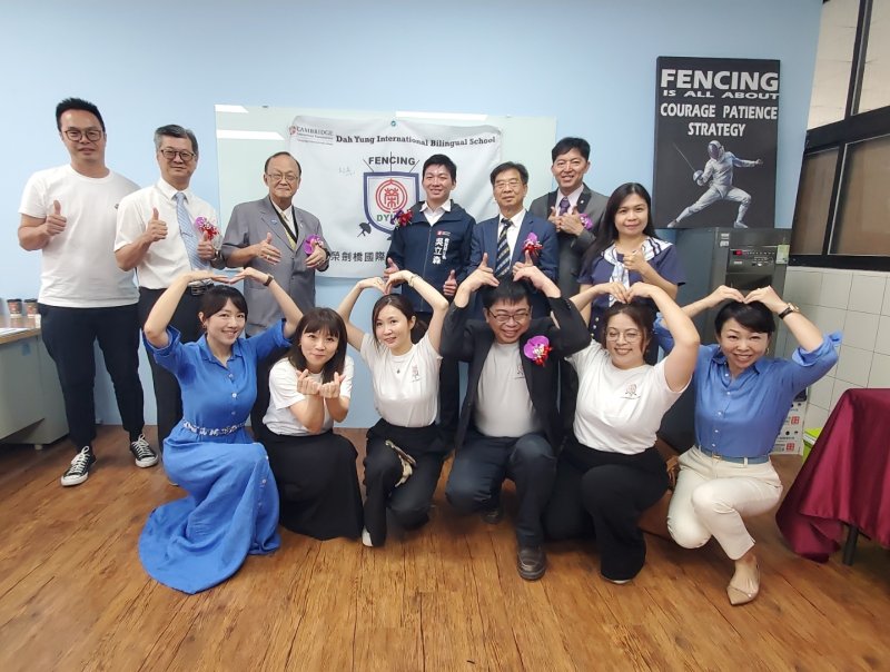 家長會全力支持大榮擊劍訓練中心的成立。（漾新聞記者陳雯萍攝）
