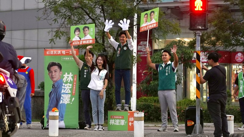 桃園議員南下相挺，青年串聯力挺林浤澤。