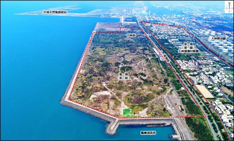 遷村安置地現況空拍圖1