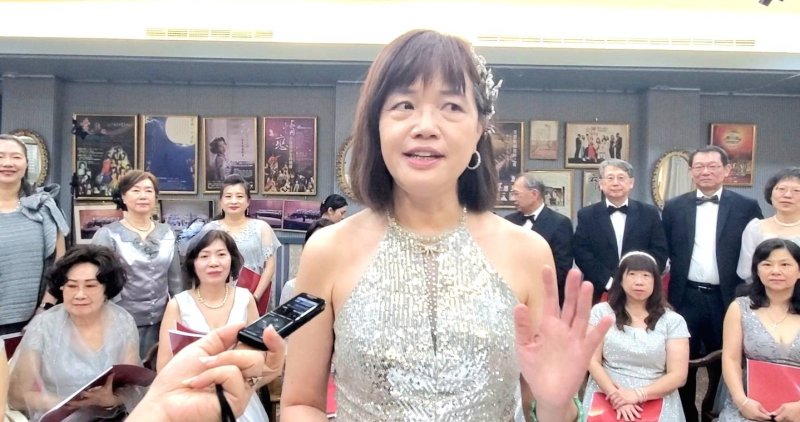 雄女校友合唱團日間部班長／杜敏瑛。（漾新聞記者陳雯萍攝）