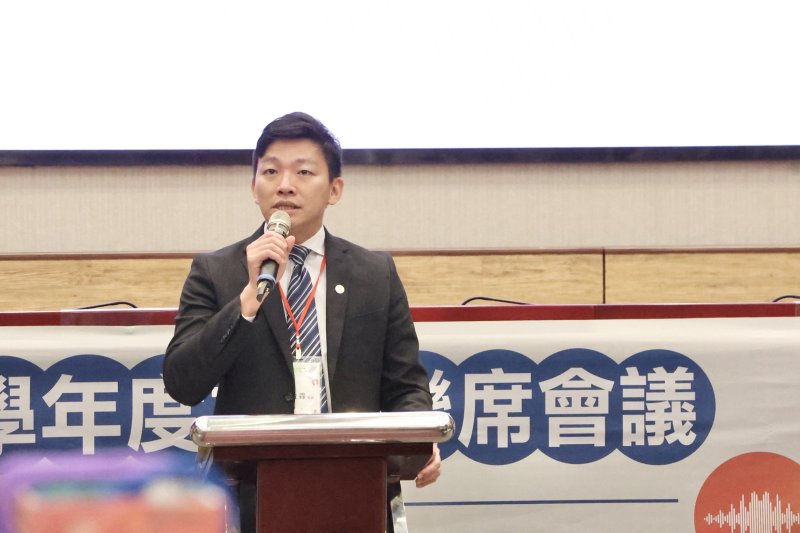 教育局長吳立森致詞。