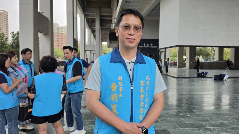 寫生比賽執行長，也是家長會長協會副理事長黃明寬。(漾新聞記者陳雯萍攝)