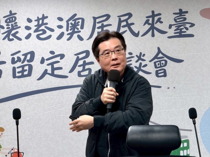 在臺香港新住民鍾先生分享在臺生活心得。