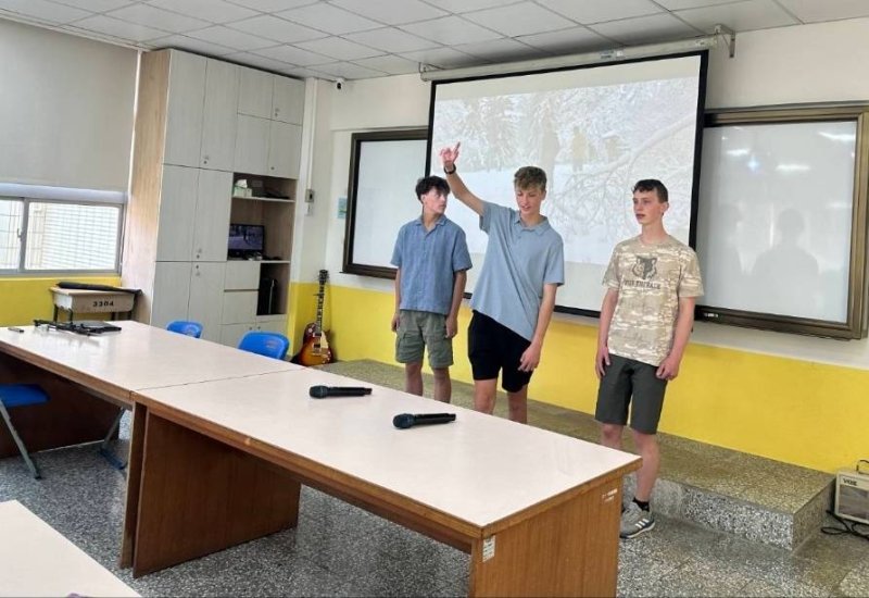 美國猶他州的格林峽谷高中Green Canyon High School，由Judy老師帶領23位學生及7位家長共31人組成訪問團，展開一場融合音樂、科技與運動的跨文化學習旅程。(漾新聞記者陳雯萍翻攝)