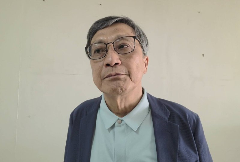 高科大造船及海洋工程系主任張博超表示，目前與台船合作已逐步展開，首先將推動教育部規劃的「產學攜手專班」，由高職學生銜接至大學體系。（漾新聞記者陳雯萍攝）