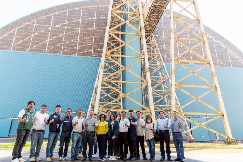 漾新聞｜康裕成率議員團赴中鋼考察　肯定封閉式煤礦設施展現減碳決心