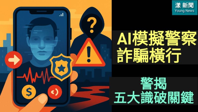 影／AI模擬警察詐騙橫行　高市刑大揭「五大識破關鍵」籲民眾提高警覺／漾新聞