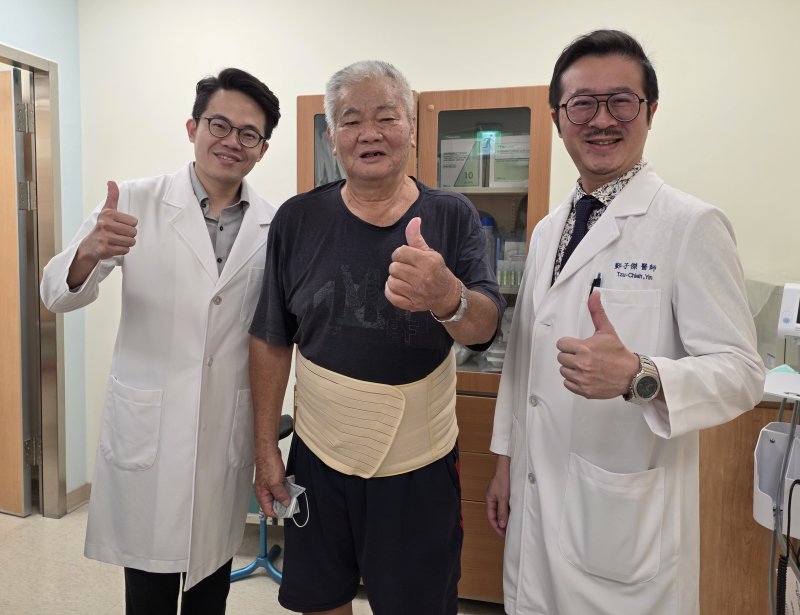 漾新聞｜胃癌＋大腸癌驚險發現！高醫雙微創手術讓七旬翁一周出院