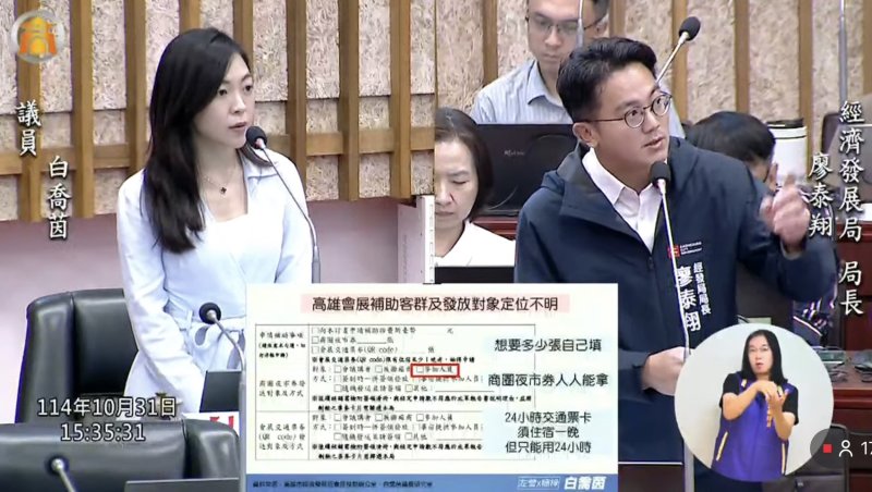 漾新聞|拿奶茶節灌水？白喬茵：高雄百億會展經濟恐是數字魔術