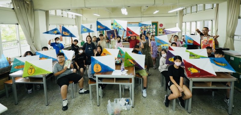 漾新聞|九如國小大漁旗亮相 追尋古內惟埤百年傳奇