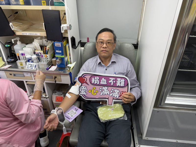 漾新聞｜中油大林煉油廠熱血捐血　96位油人挽袖送暖