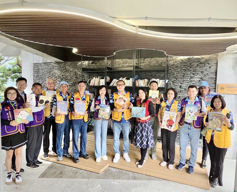 漾新聞｜偏鄉閱讀添新光　正友獅子會助茂林國小打造戶外圖書園地