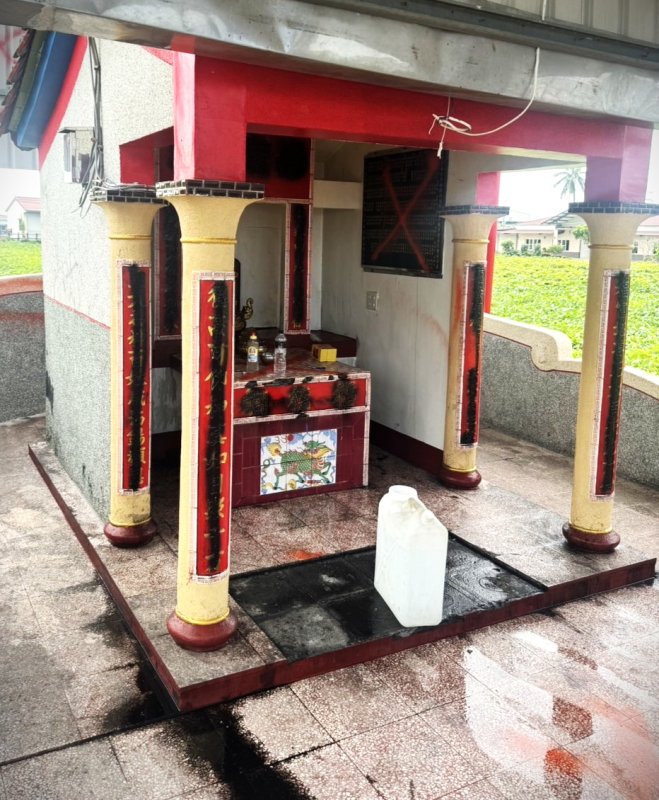 新聞|美濃土地公廟遭地主本人潑機油