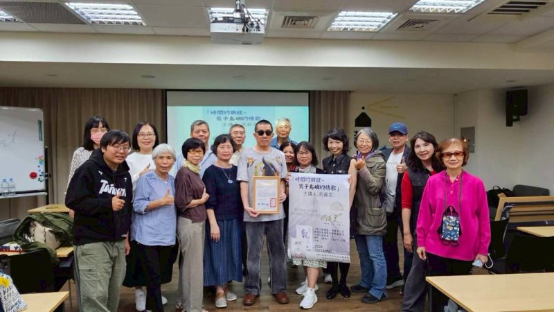 漾新聞｜台語書香入苓雅　周蘇宗開講文字走入人生的轉折