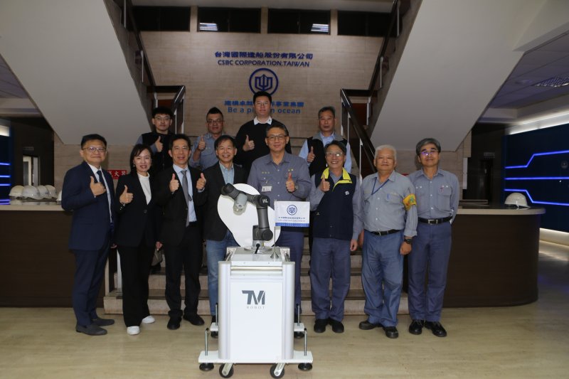 漾新聞｜協作手臂進船廠　台船智慧製造起航