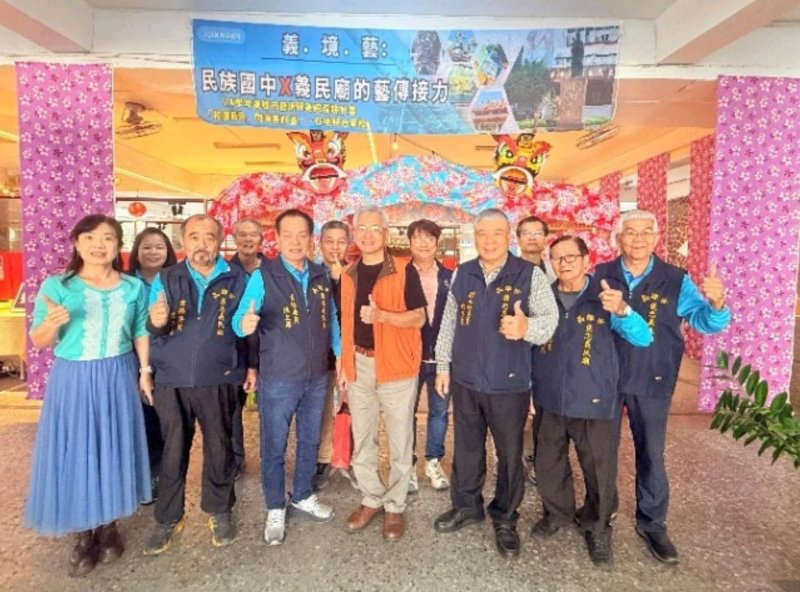 漾新聞｜義境成藝　民族國中義民廟校園展文化接力