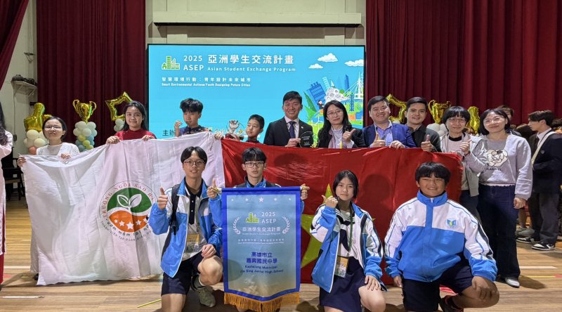 漾新聞｜郊區小校拚出白金獎　嘉興國中奪ASEP最高榮譽揚名亞洲