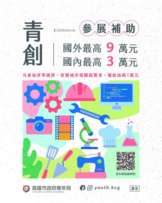 漾新聞｜青創補助再升級　高雄助攻品牌海外參展