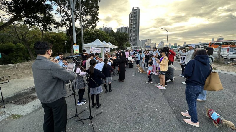 漾新聞｜弦樂伴跑為愛發聲　大榮師生志工點亮公益路跑清晨