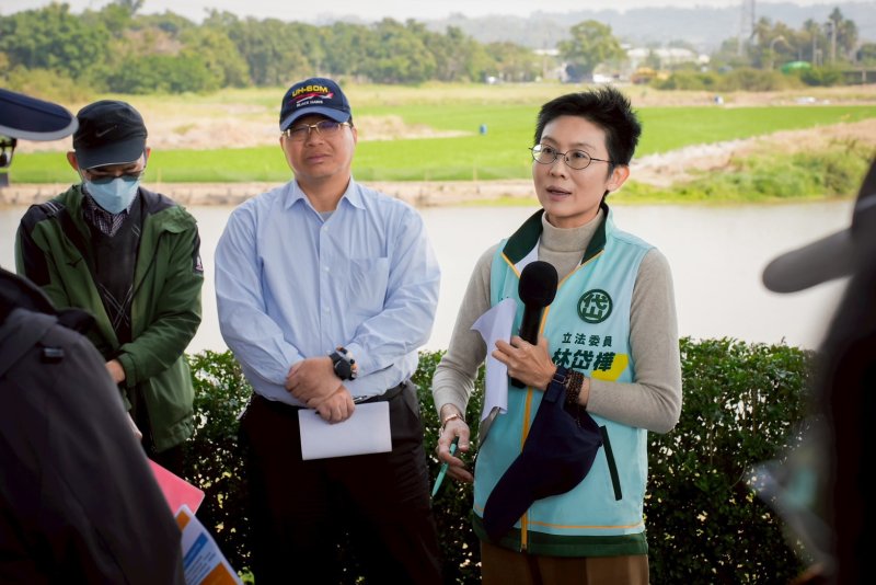 漾新聞｜林岱樺現勘觀音湖促調洪優先　4500萬打造仁武韌性綠帶