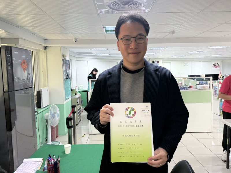 漾新聞｜林智鴻登記鳳山議員初選　以期中考比喻全力備戰民意檢驗