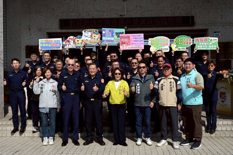 漾新聞｜春安啟動議會接力慰勞　康裕成率隊走遍各分局為警加油