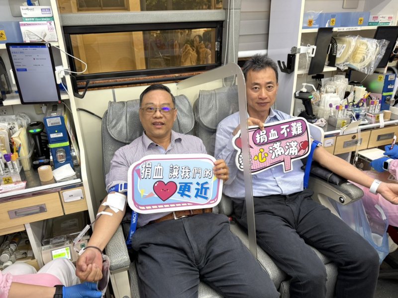 漾新聞|大林煉油廠熱血挽袖 捐血助醫療守護生命