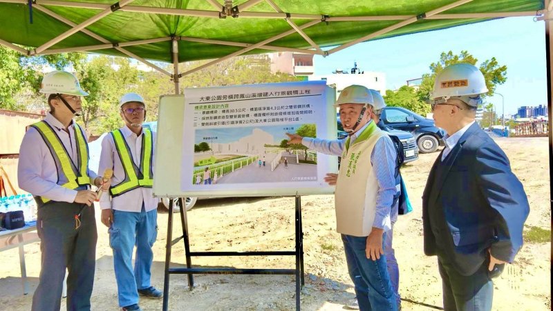 漾新聞|議會考察鳳山仁武防洪工程 兩大治水建設年底完工受關注