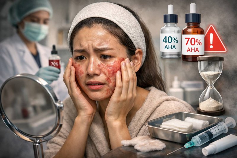 漾新聞|果酸換膚疑出包濃度錯置 民眾控醫美療程失誤引灼傷疑慮