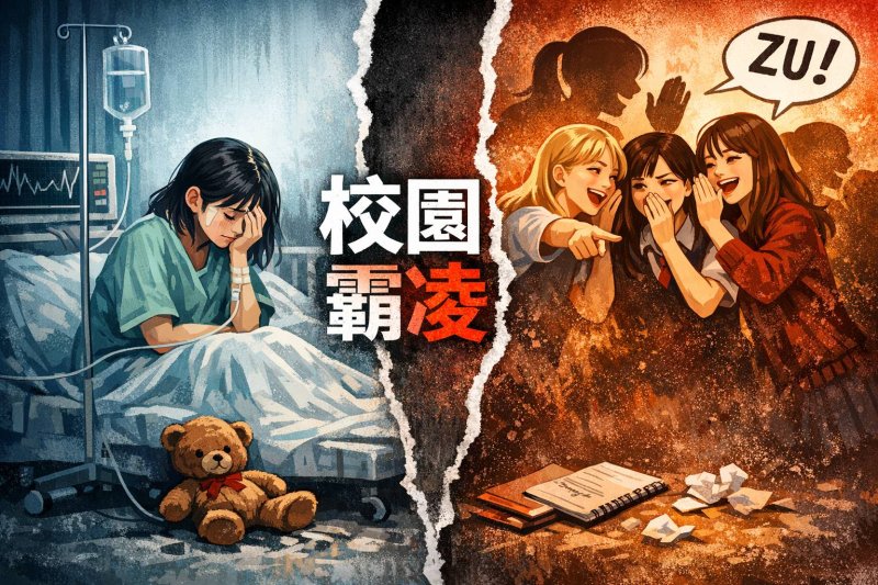 漾新聞| 疑校園霸凌拖垮身心 高醫住院家長怒控校方失職未究責