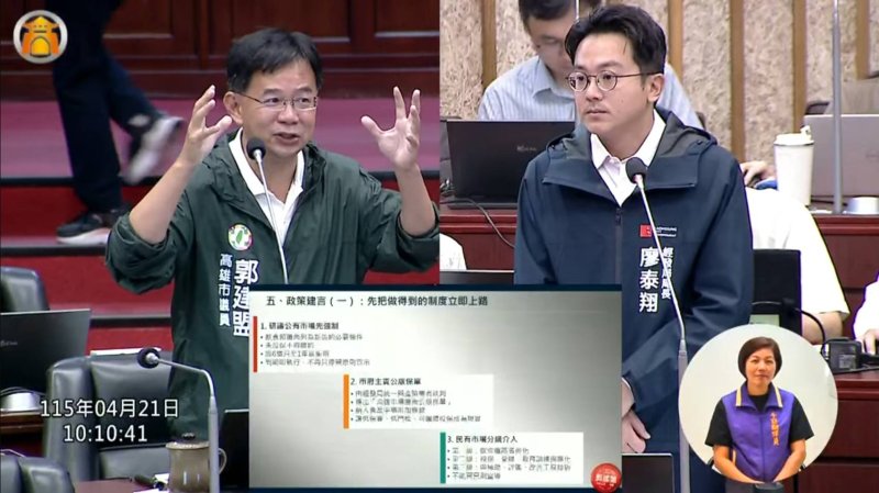 漾新聞｜郭建盟盯食安市場保險與產經報告 籲高雄補破網