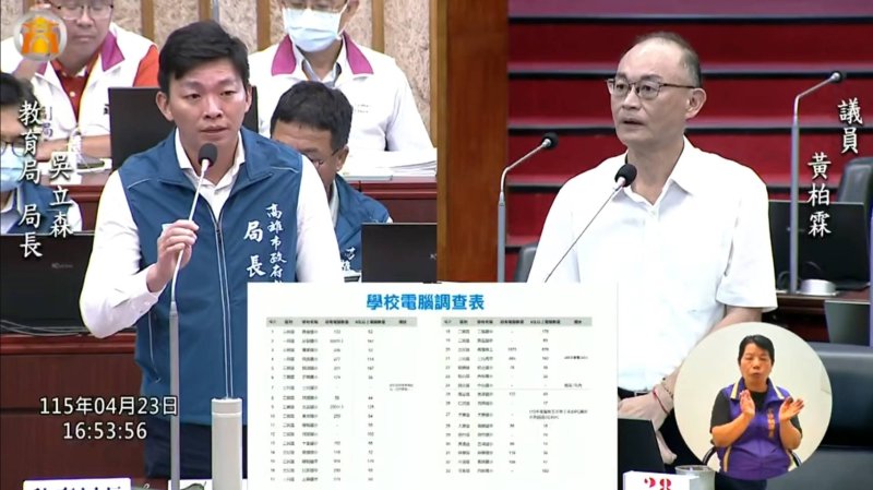 漾新聞| 10,700台電腦汰換掀AI轉型 黃柏霖要求校園全面8年內更新