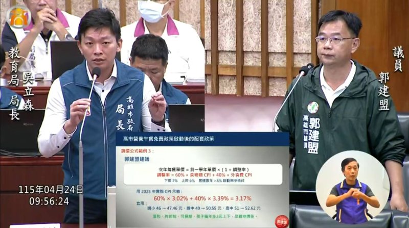 漾新聞| 免費午餐恐成政治軍備競賽 郭建盟籲建立調價公式守住品質