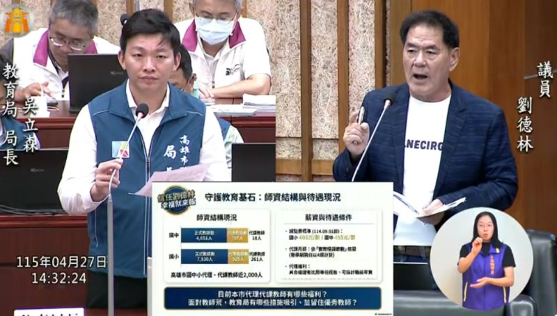 漾新聞|教師荒同工不同酬毒品入校 劉德林促教育局面對問題