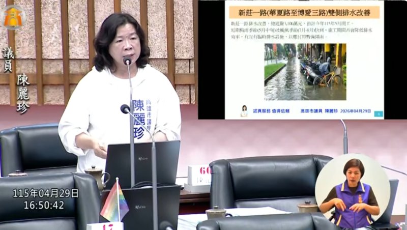 漾新聞｜新莊一路淹水卡關？陳麗珍議員追7500萬工程進度與缺口補齊時程