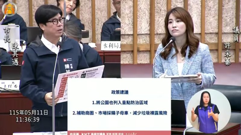  漾新聞｜高雄鼠患 許采蓁點名三公園　五甲2隻、三民至少8隻、小港森林3隻