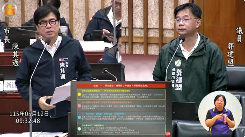 漾新聞｜郭建盟盼留高雄活動武功秘笈　陳其邁笑稱不用自宮也能成功