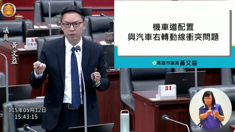 漾新聞｜汽車右轉竟陷法規兩難　黃文益促檢討機車道配置