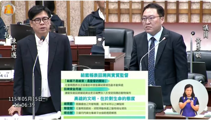 漾新聞｜黃彥毓籲放寬狗園勸募門檻 陳其邁允輔導分級管理