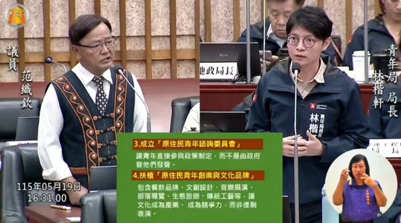 漾新聞｜原民青年不能旁觀城市 范織欽促納入產業鏈