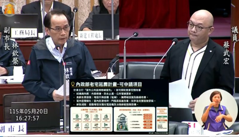 漾新聞｜蔡武宏追老宅延壽窗口 林欽榮允成立專業服務團