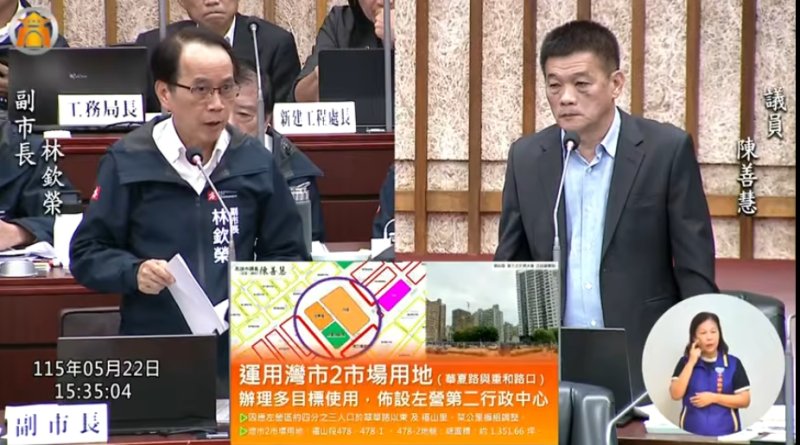 漾新聞｜R20聯開補足行政量能 陳善慧促左營第二行政中心入案