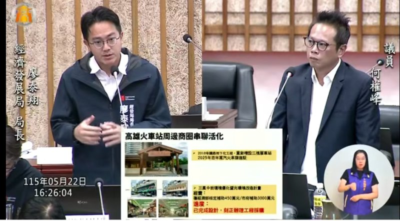 漾新聞｜高雄車站商圈重塑契機 何權峰促三圈串聯帶動復甦