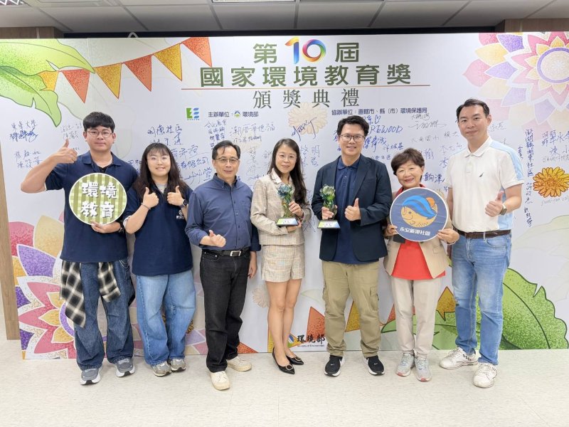 漾新聞|寶特瓶變校服　威齊李紫菱翻轉紡織奪環教優等獎