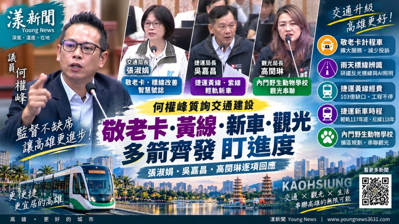 何權峰追黃線103億缺口　吳嘉昌：工程不停、基金調度