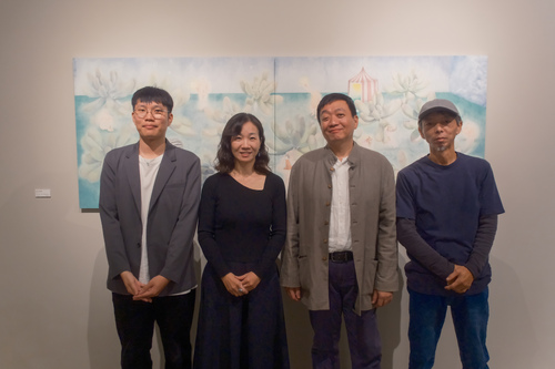 藝術家：(左起) 蕭聖瑋 蔡依儒 宋弦翰 王飛明