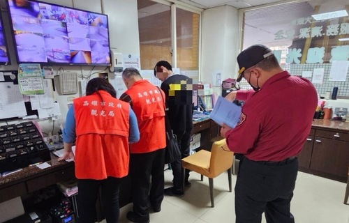 「麗莎旅舘」聯合稽查(符合規定)